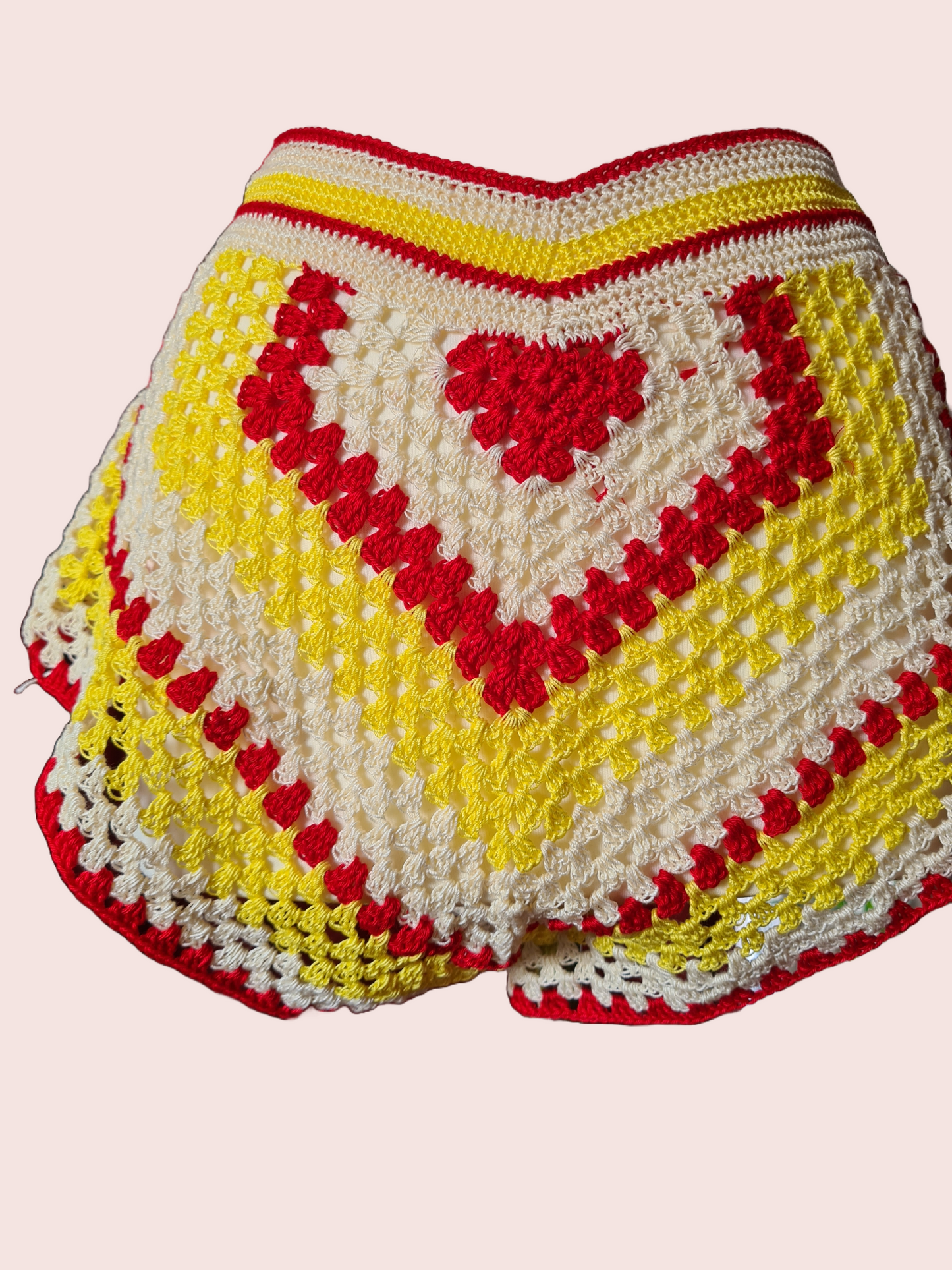 CROCHET MINI SHORTS