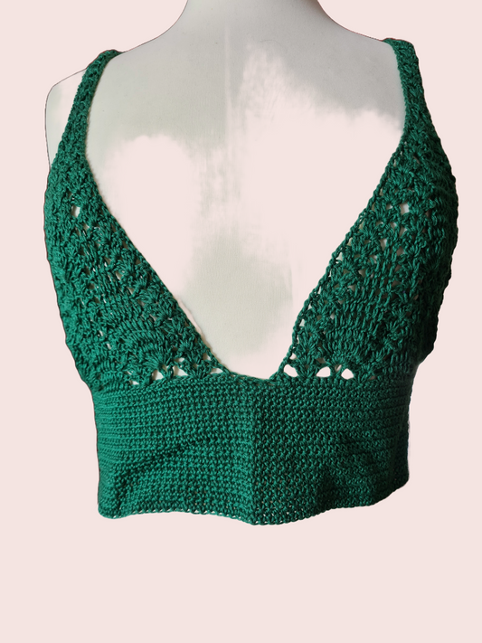 CROCHET PINEAPPLE STITCH TOP