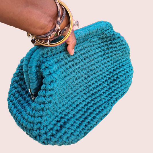 CROCHET POUCH CLUTCH BAG